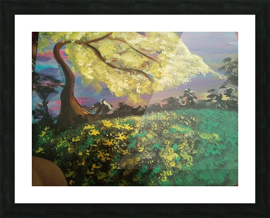Golden Dreams Picture Frame print
