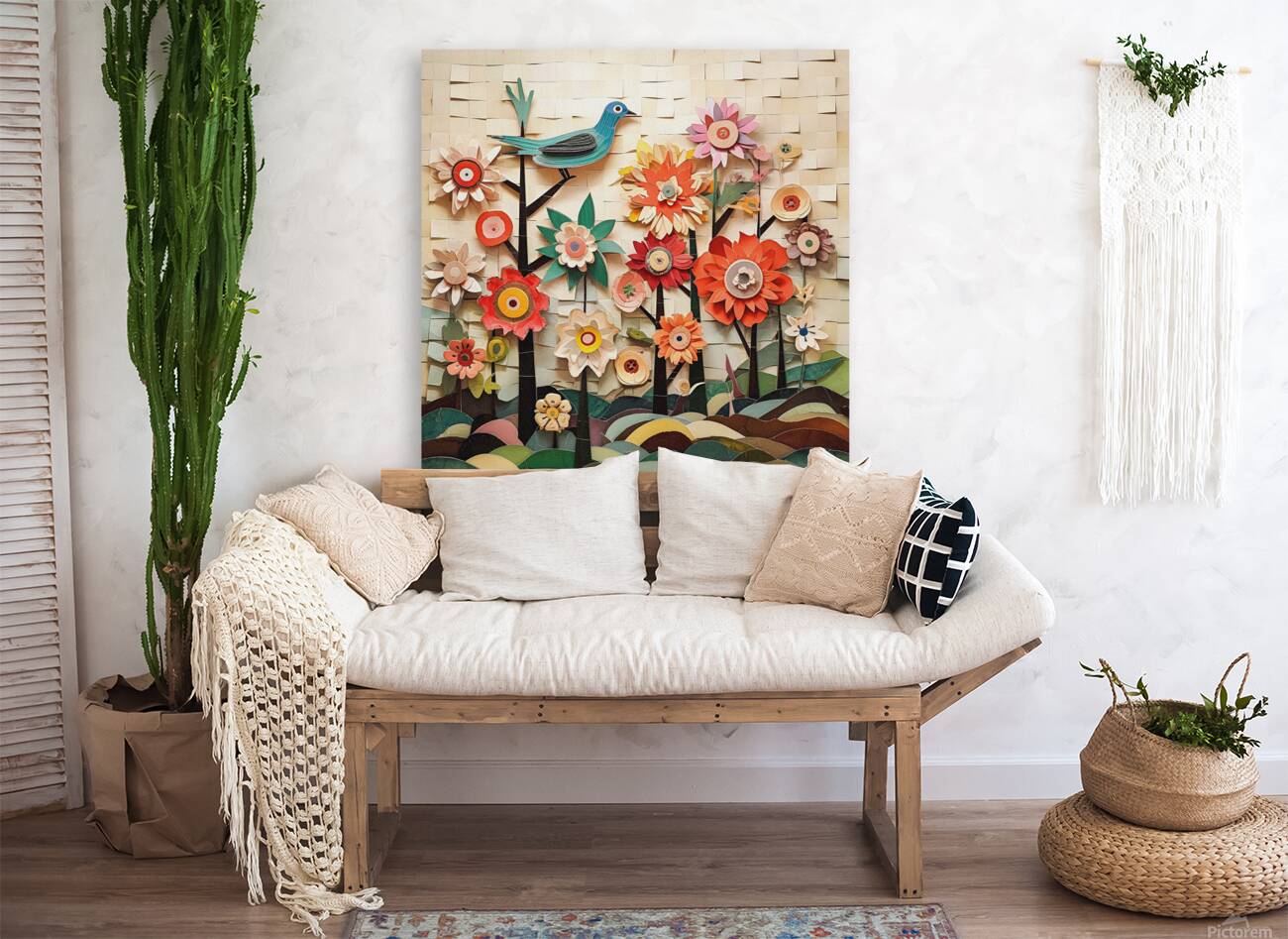 Birds Love Flowers X16 BL-Style Effect Reproduction