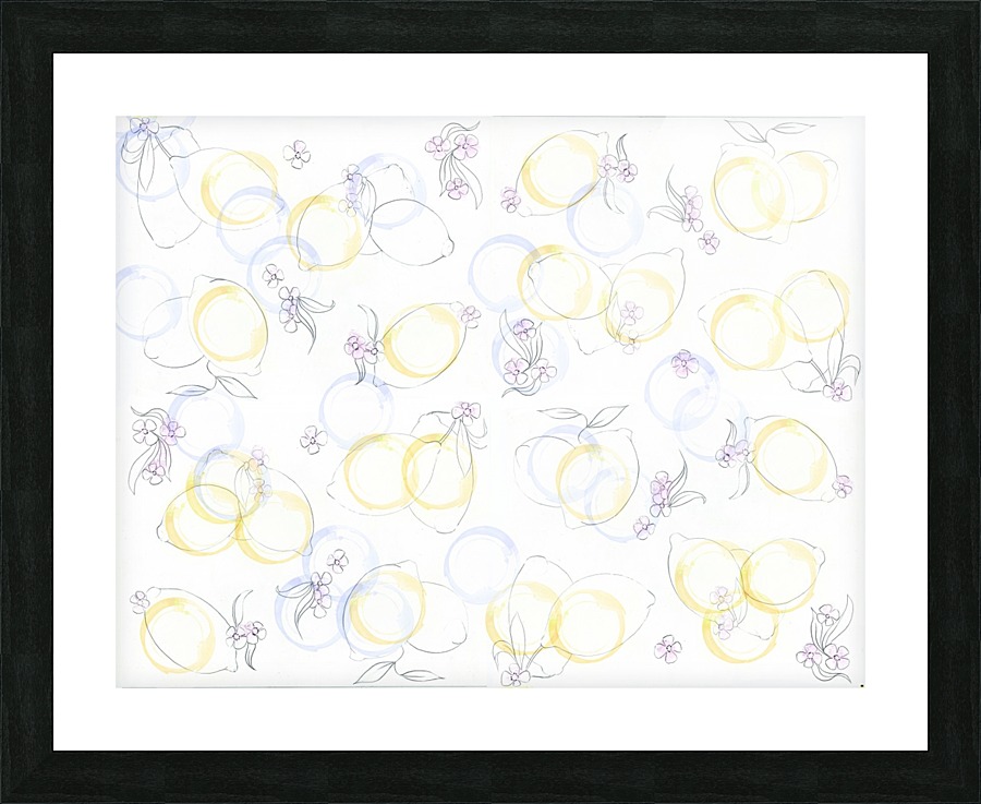 Make lemonaid Picture Frame print