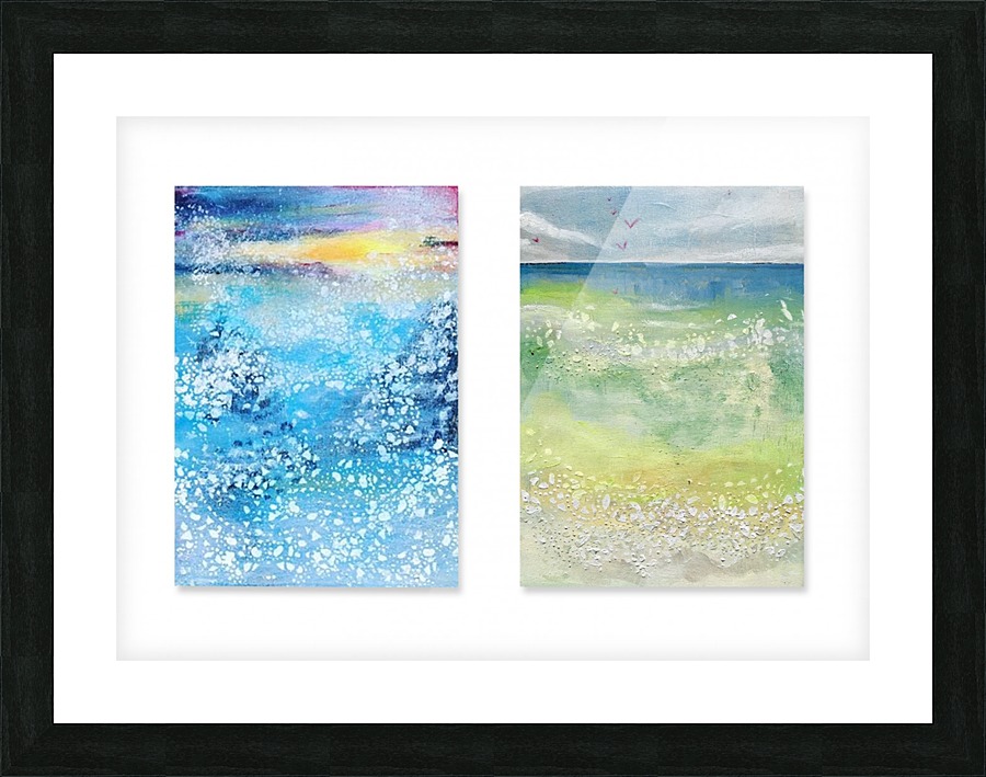 lace landscapes Picture Frame print
