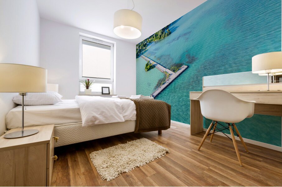 Le Grand Quai Mural print