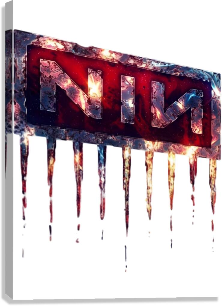 Nine Inch Nails 3 Canvas Print