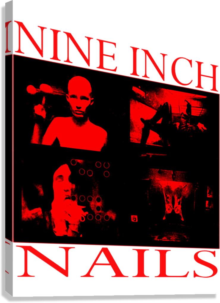 Nine Inch Nails 5 Canvas Print