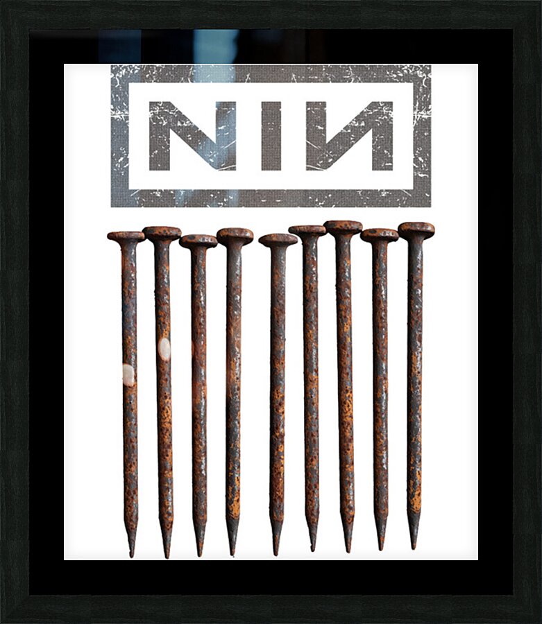 Nine Inch Nails 9 Picture Frame print