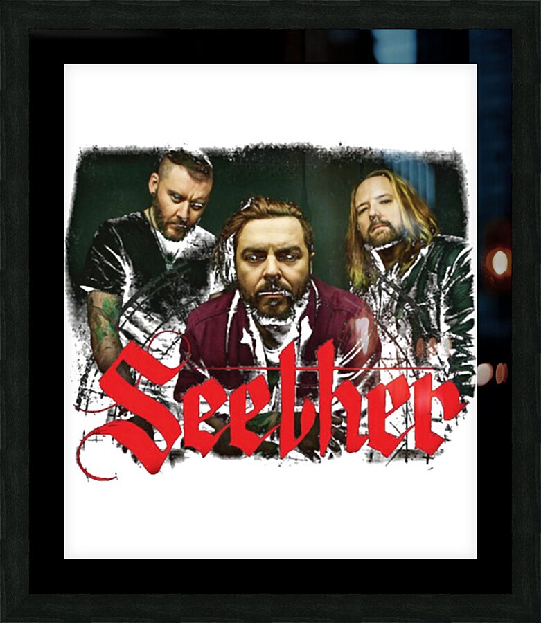 Seether 3 Picture Frame print