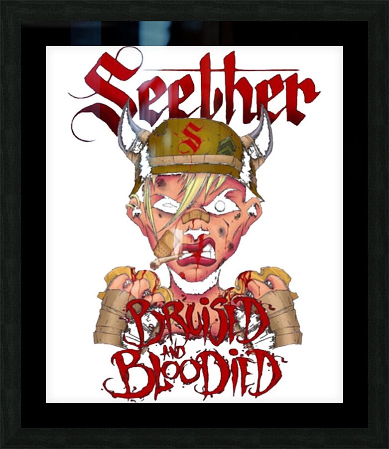 Seether 8 Picture Frame print