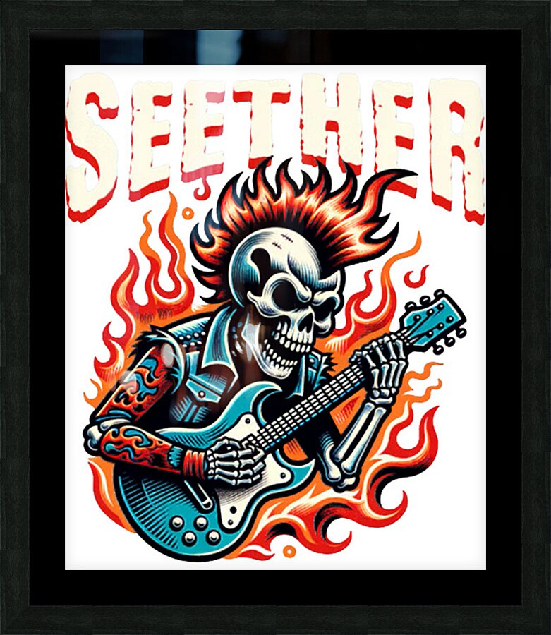 Seether 11 Picture Frame print