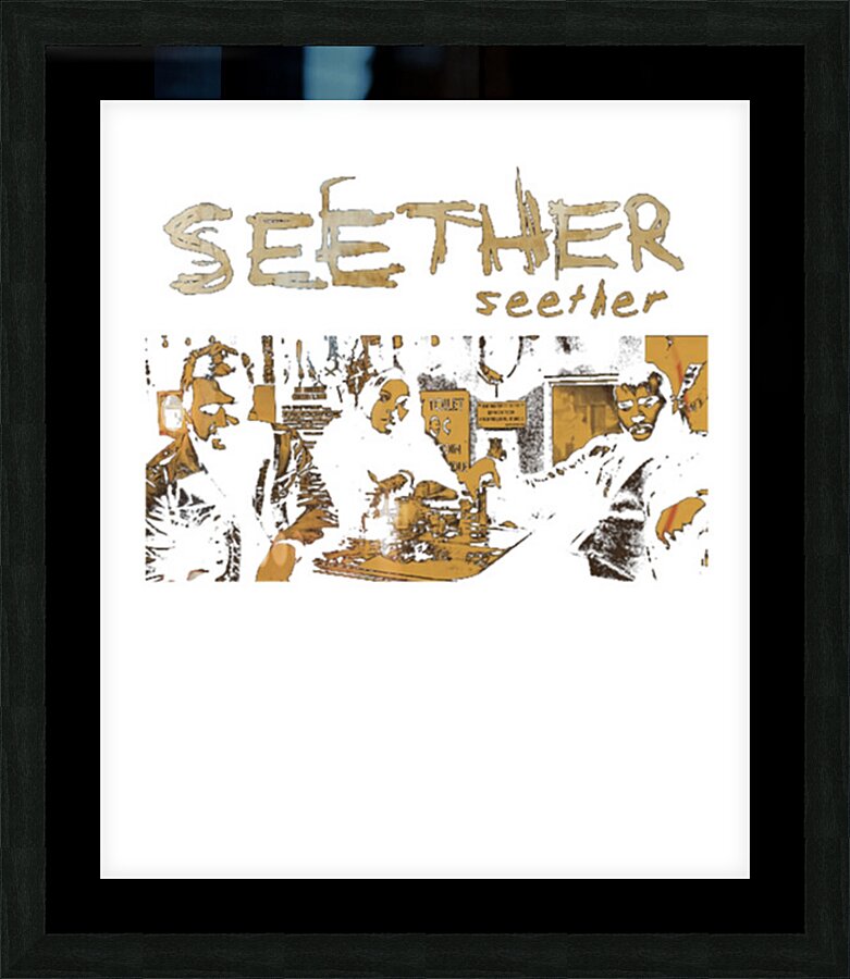 Seether 13 Picture Frame print