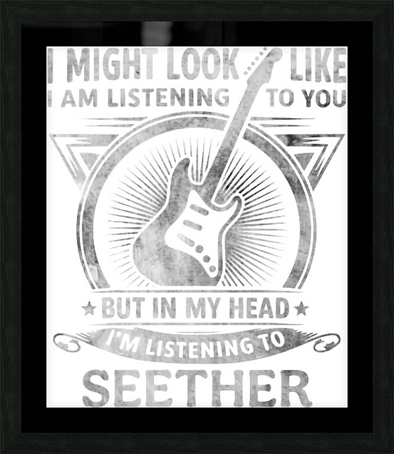 Seether 38 Picture Frame print
