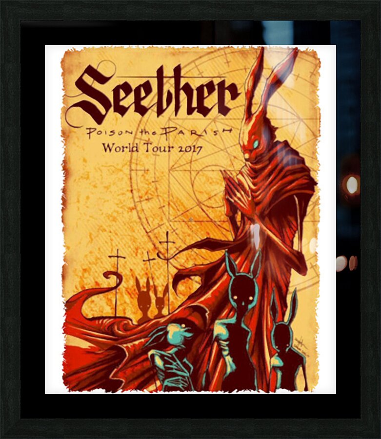 Seether 45 Picture Frame print