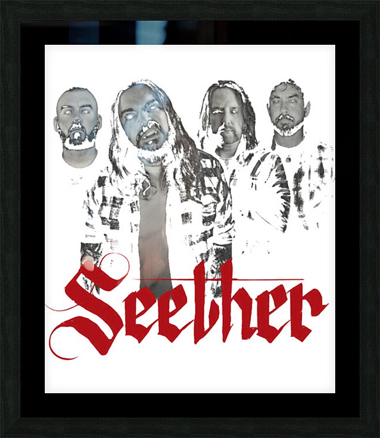 Seether 48 Picture Frame print