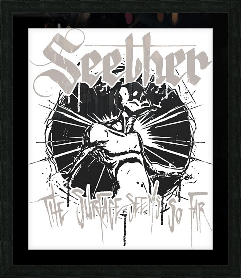 Seether 6 Picture Frame print