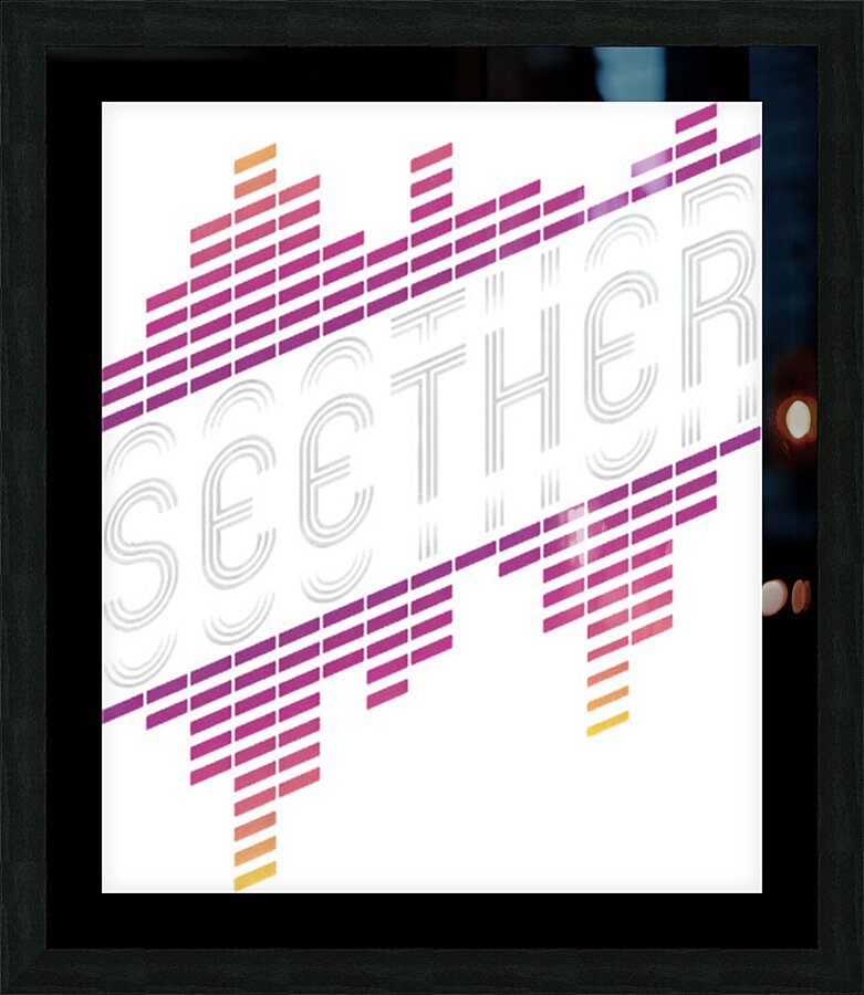 Seether 13 Picture Frame print