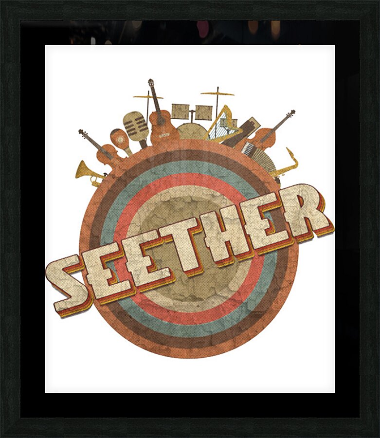 Seether 17 Picture Frame print