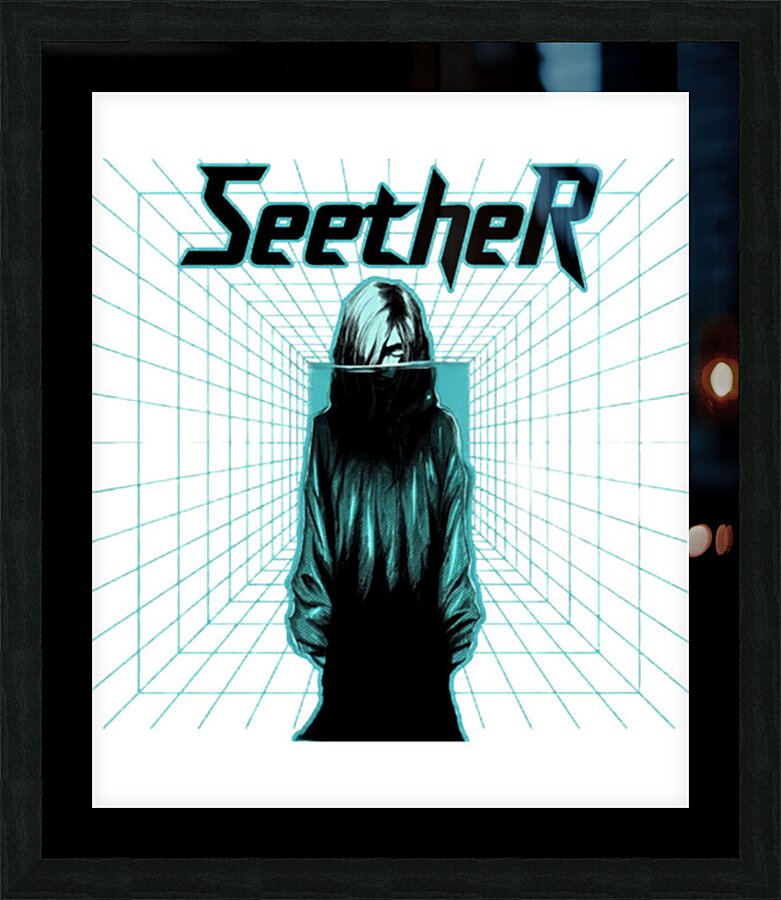 Seether 19 Picture Frame print