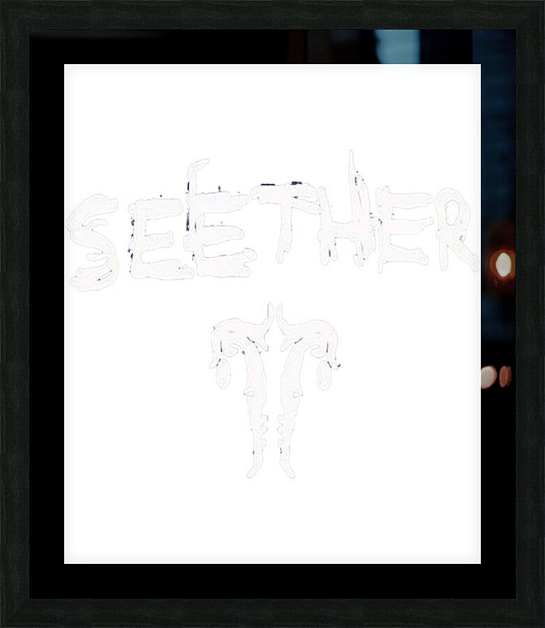 Seether 22 Picture Frame print