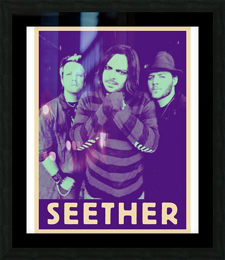 Seether 23 Picture Frame print