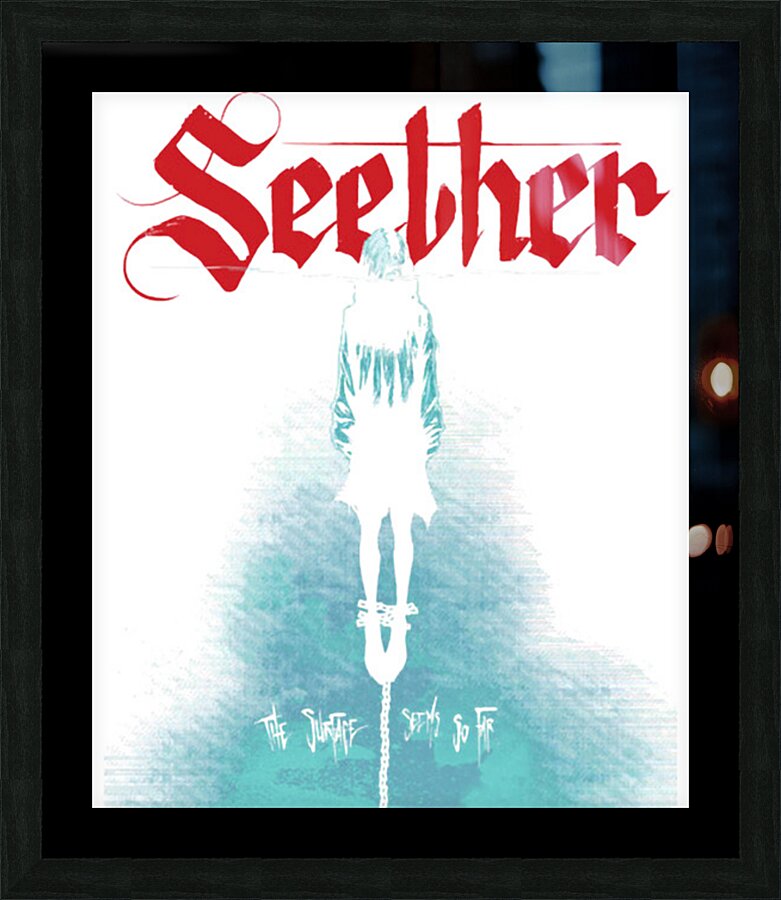 Seether 25 Picture Frame print