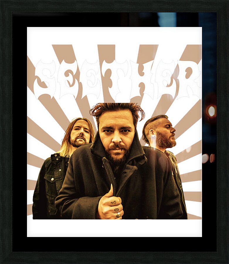Seether 29 Picture Frame print