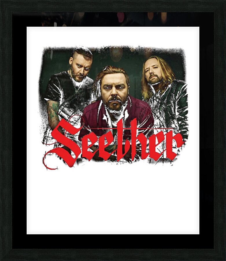 Seether 33 Picture Frame print