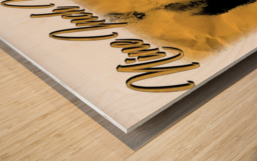 Nine Inch Nails 4 Wood print