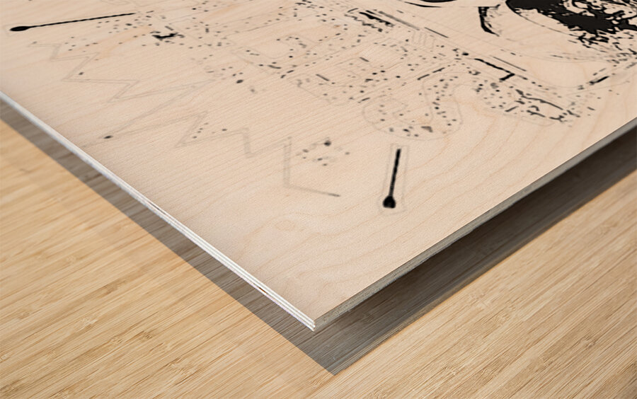 Seether 36 Wood print