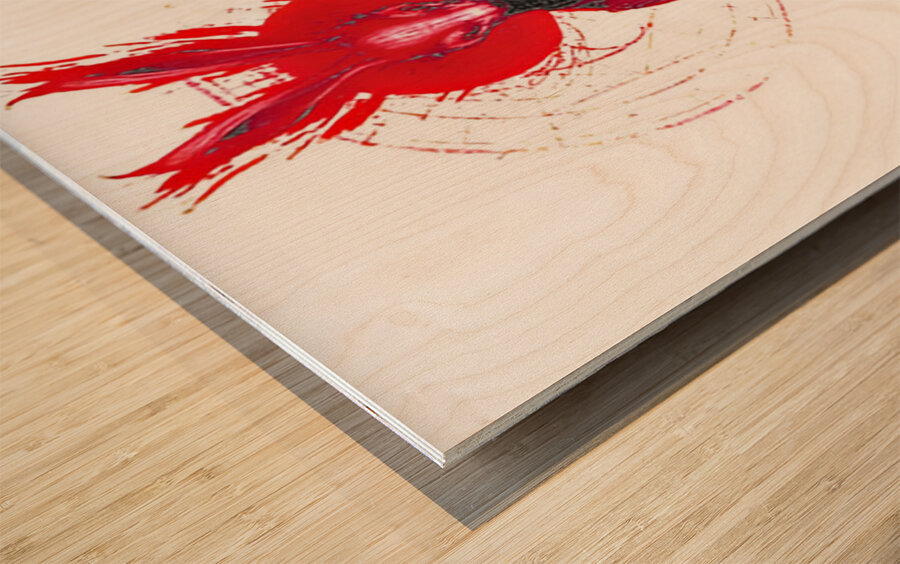 Seether 43 Wood print