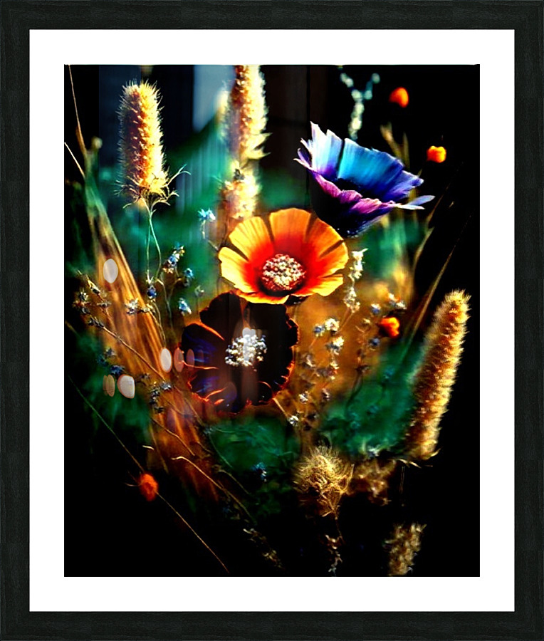 Wild Flowers Picture Frame print