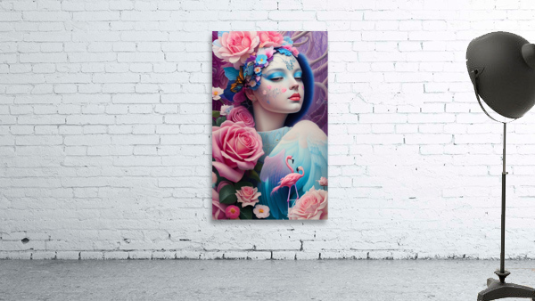 Flamingo Lady Wall Preview
