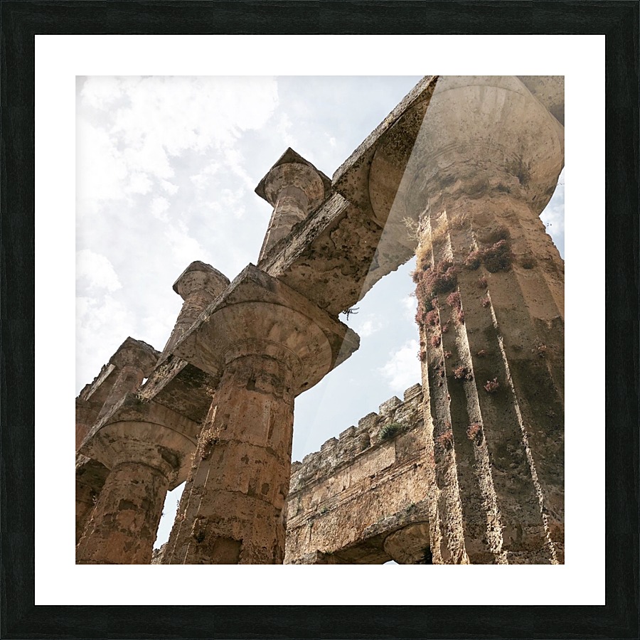 Paestum columns Picture Frame print