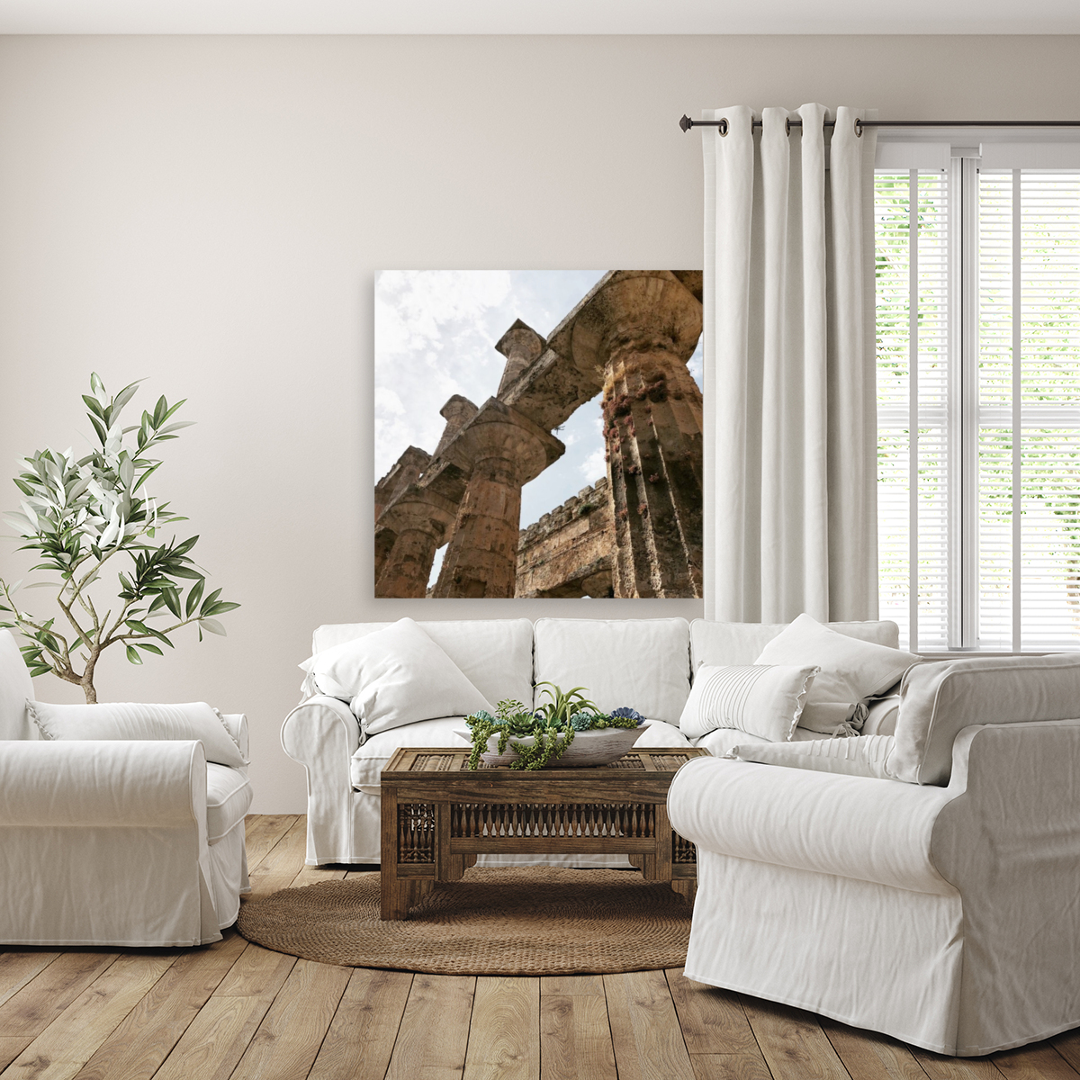 Paestum columns Reproduction