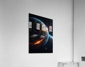 planet fire cinematic realist  Acrylic Print