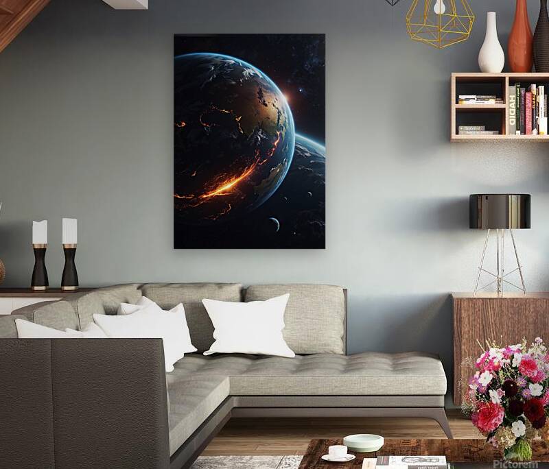 planet fire cinematic realist  Reproduction