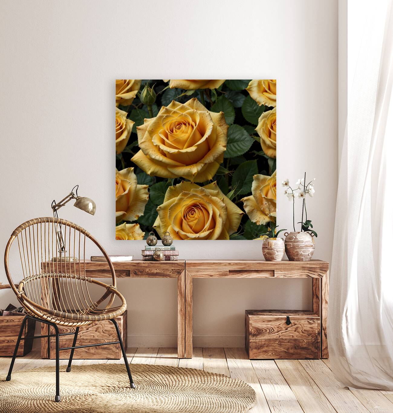 yellow roses full size high resolution Reproduction