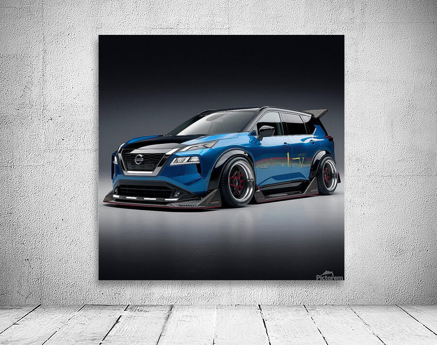 a striking image of a futuristic nissan rogue 202 Wall Preview