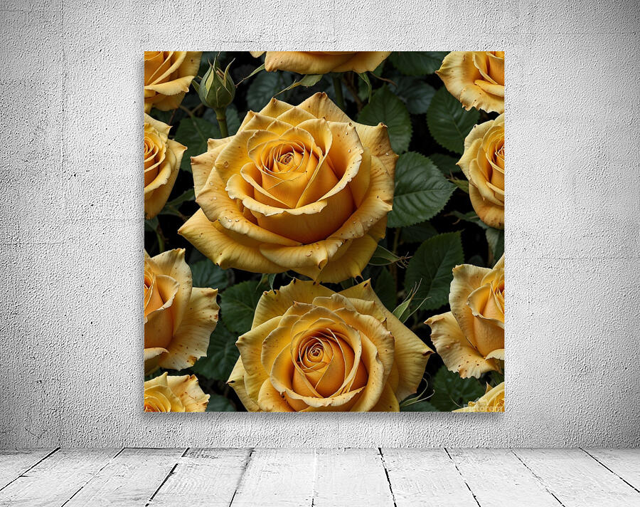 yellow roses full size high resolution Wall Preview