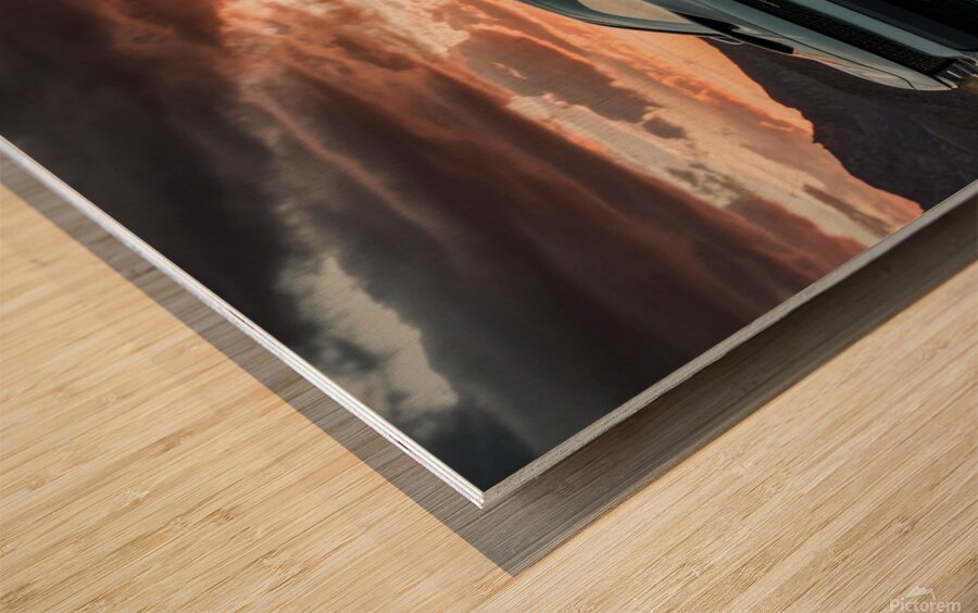 dodge charger modern car strong and beautiful Wood print