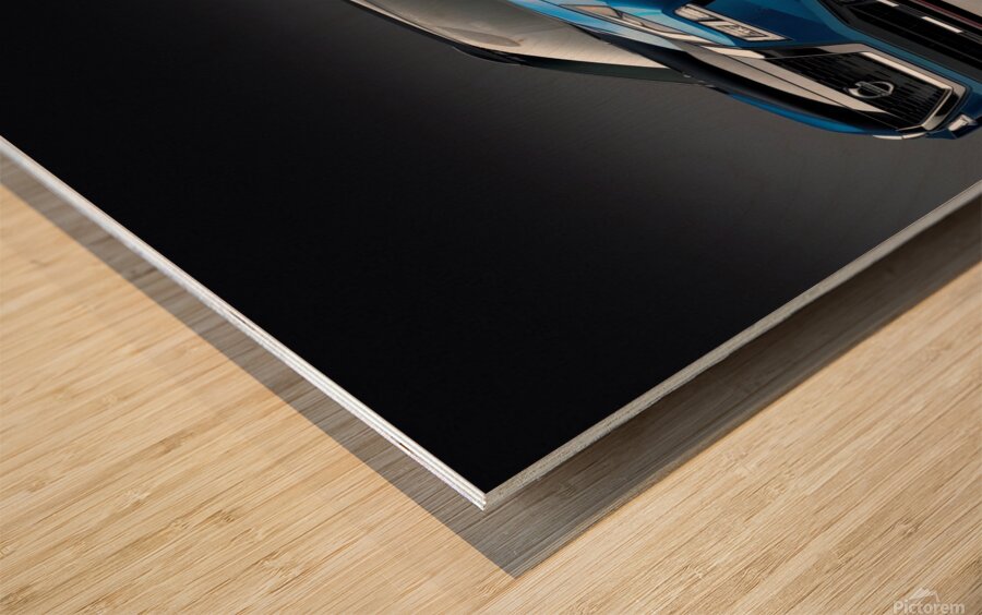 a striking image of a futuristic nissan rogue 202 Wood print