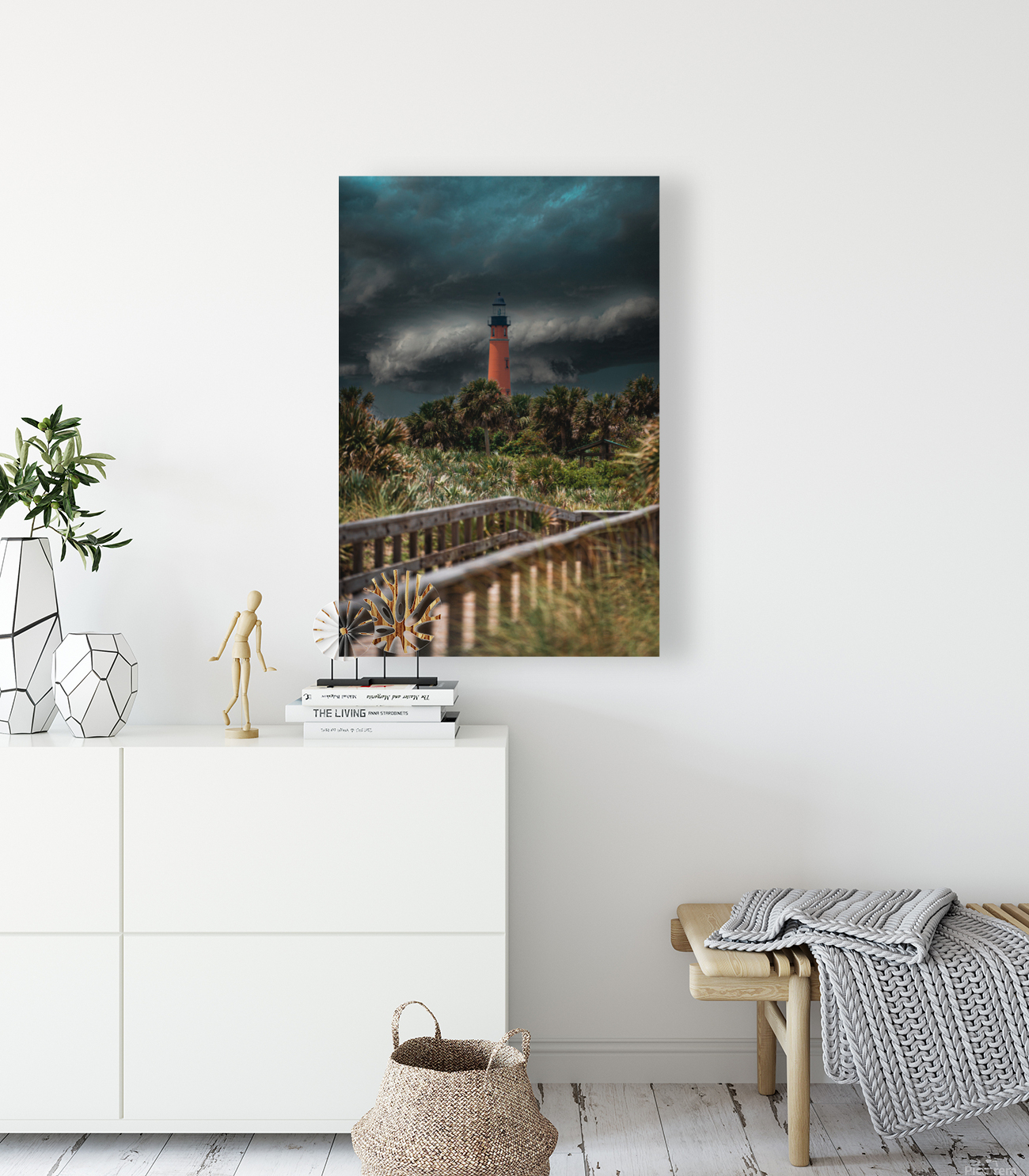 Lighthouse Storm Reproduction