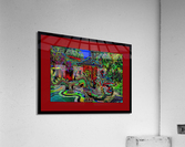 MOSAIC DRAGON AT THE TIN HAU TEMPLE AT REPULSE BAY Acrylic Print