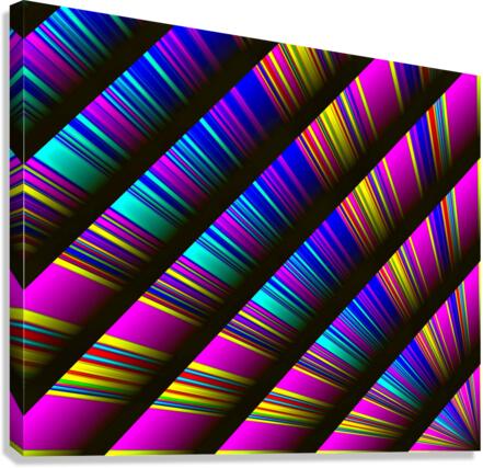 LIGHTSTORMS COLLECTION - BLINDS 001 Canvas Print