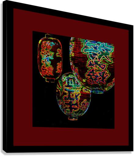 JAPANESE LANTERNS  Canvas Print