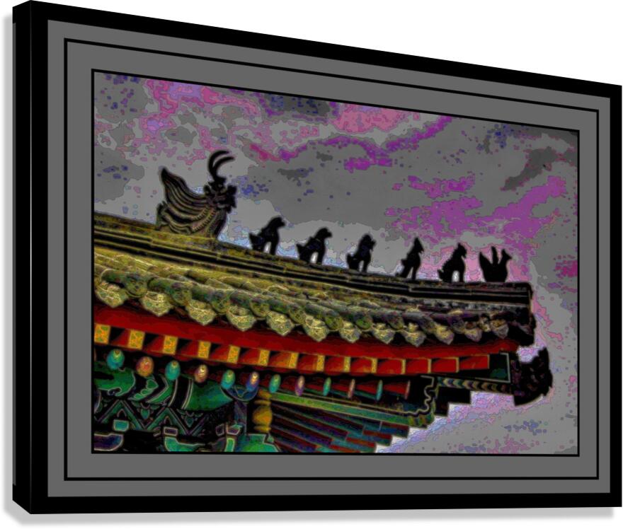 ROOFTOP IN KOREA Canvas Print