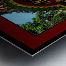 ENTRANCE TO TIN HAU TEMPLE AT REPULSE BAY HONG KONG Metal print