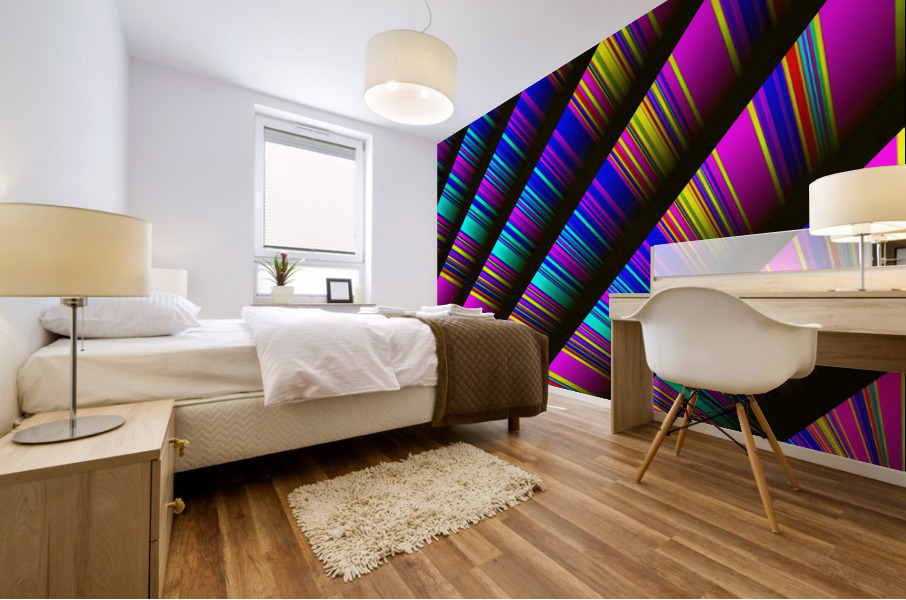 LIGHTSTORMS COLLECTION - BLINDS 001 Mural print
