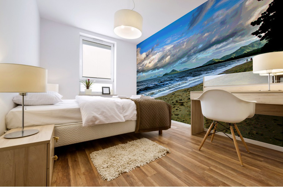 THE BEACH AT CAIRNS AUSTRAILIA Mural print