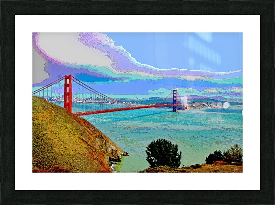 GOLDEN GATE BRIDGE  Picture Frame print