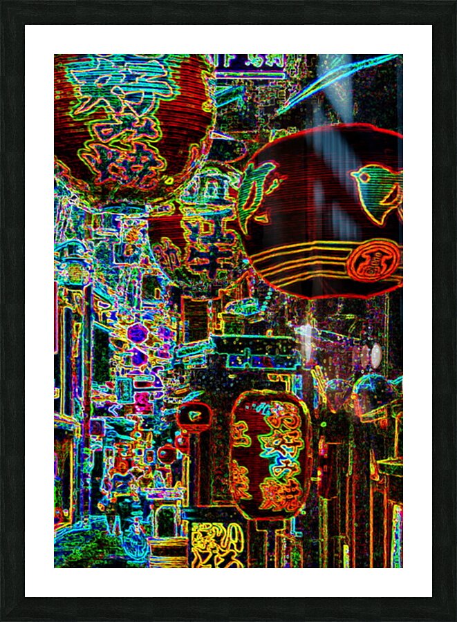 O 001 exposure Picture Frame print