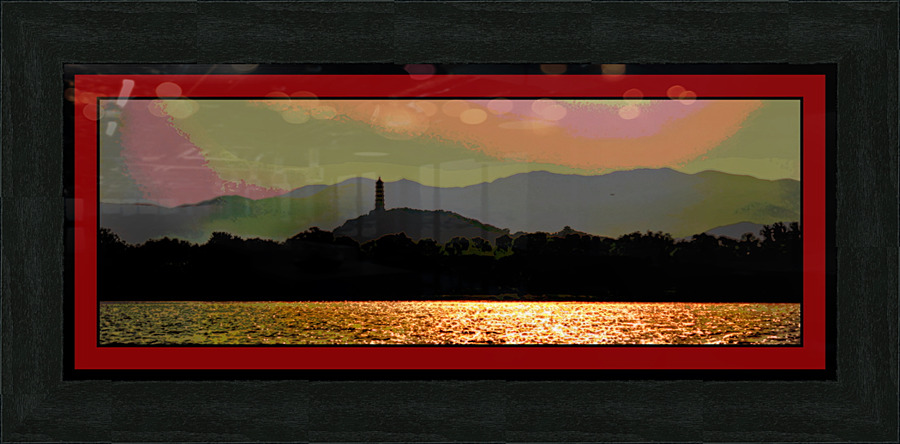 KUNMING LAKE AT THE SUMMER PALACE  Picture Frame print