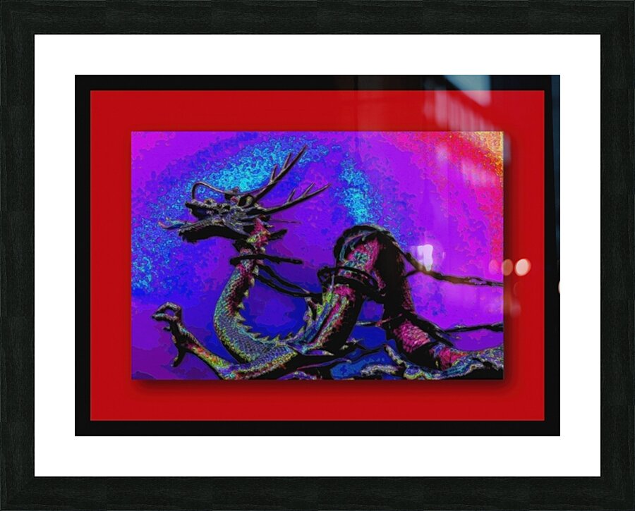AN ASIAN DRAGON FROM SOUTH KOREA  Picture Frame print